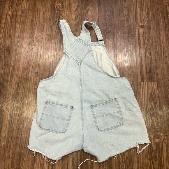 Women’s Old Navy Light Blue Denim Overalls XXL - Picture 3 of 3